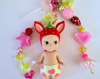 ソニーエンジェル ストロベリーラブ フォーンシリーズ バッグチャーム/キーホルダー（正規品）
