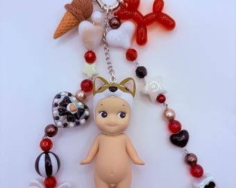 Authentischer Sonny Angel Shiba Inu Hunde-Taschenanhänger/Schlüsselanhänger