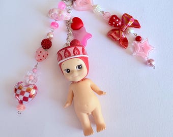 ソニーエンジェル ストロベリーショートケーキ スイーツシリーズ バッグチャーム/キーホルダー