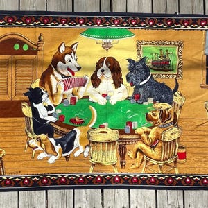 Dogs Playing Poker Rug - Etsy