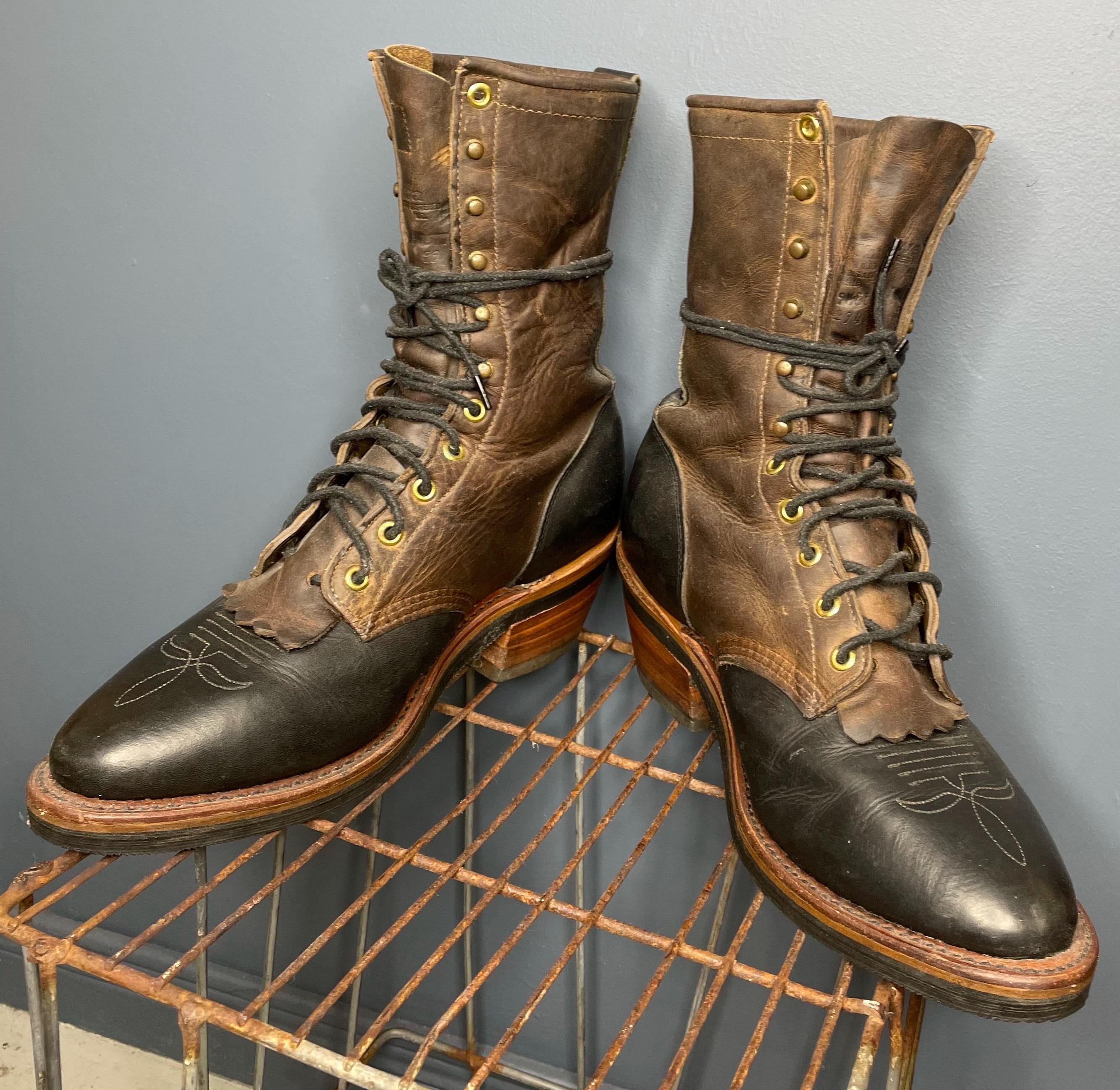 Mens Chippewa Boots Size 11.5 - Etsy Canada
