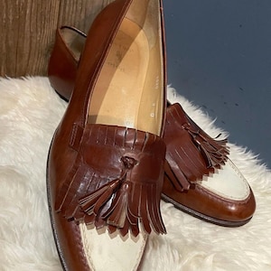 Vintage 1990s Polo Ralph Lauren Loafers Tassle Men's 9 D US Dress