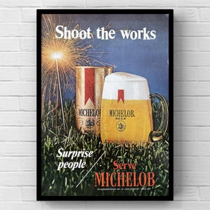 michelob ミケロブ 鉄製 マグカップ バドワイザ ビンテージ ノベルティ