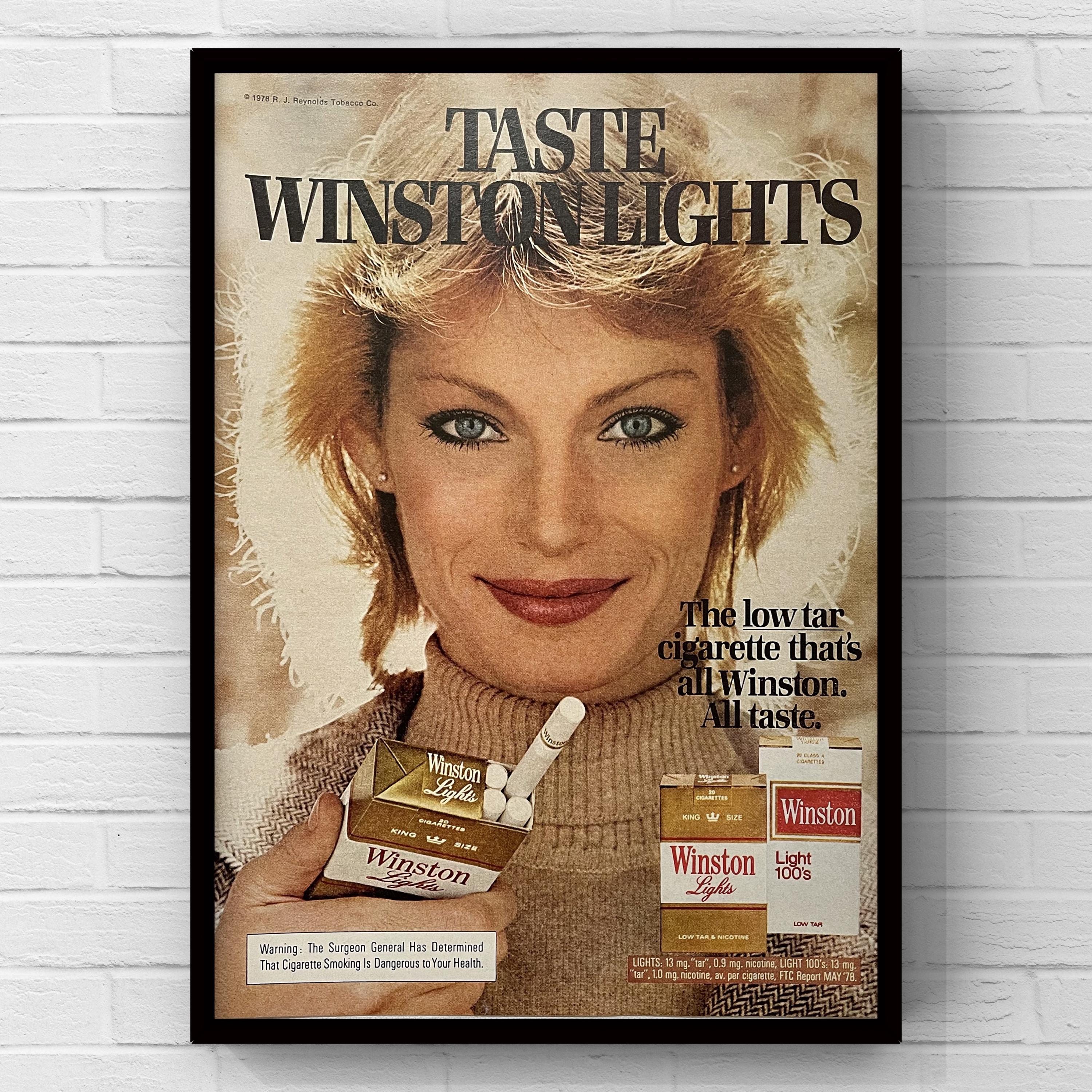 Winston Cigarettes Decor - Etsy