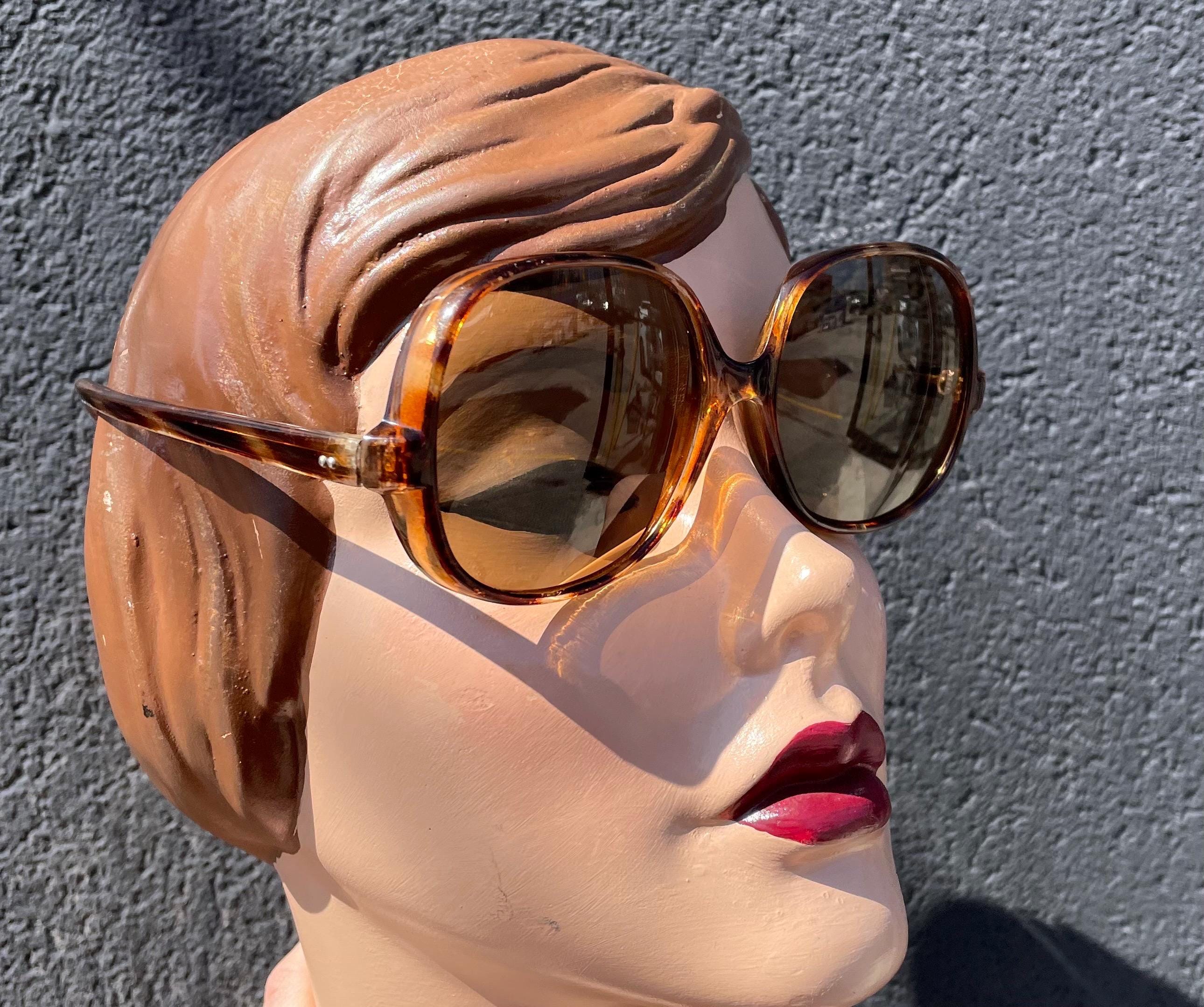 Tortoise Brown Vintage Polarized Sunglasses 70s Retro Flat Narraw 70s Sunglasses Tortoise Shell - Etsy main image 3