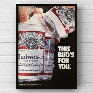 Budweiser ad 60s - Etsy 日本