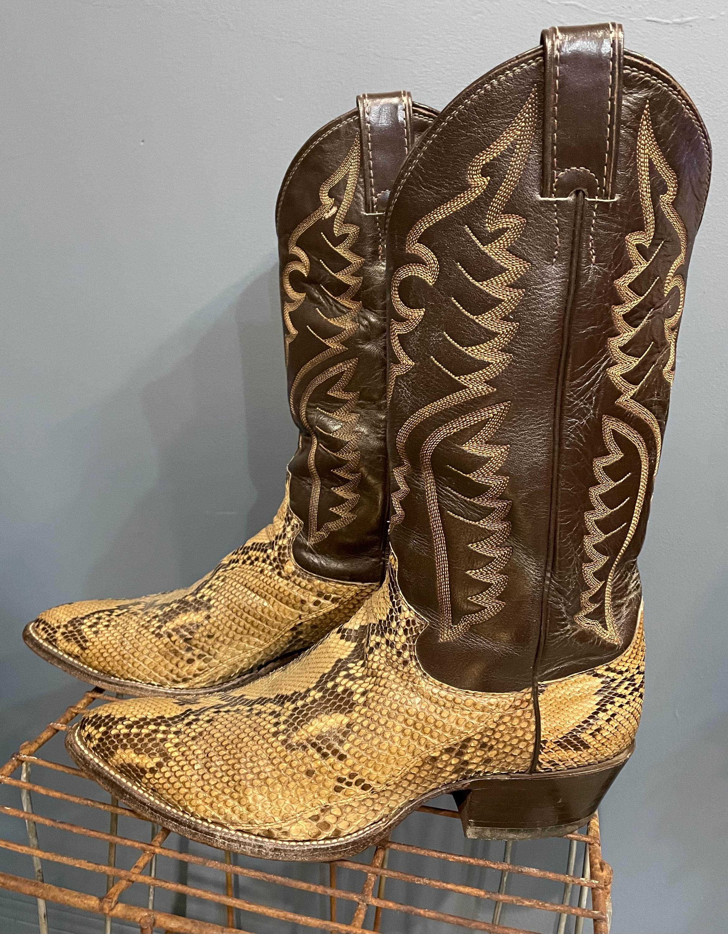 Python Justin Boots - Etsy display picture 2