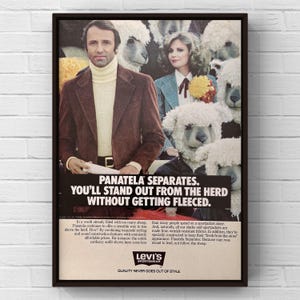 1970s Levi Poster - Etsy