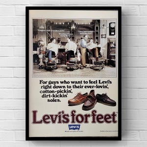 1970s Levi Poster - Etsy