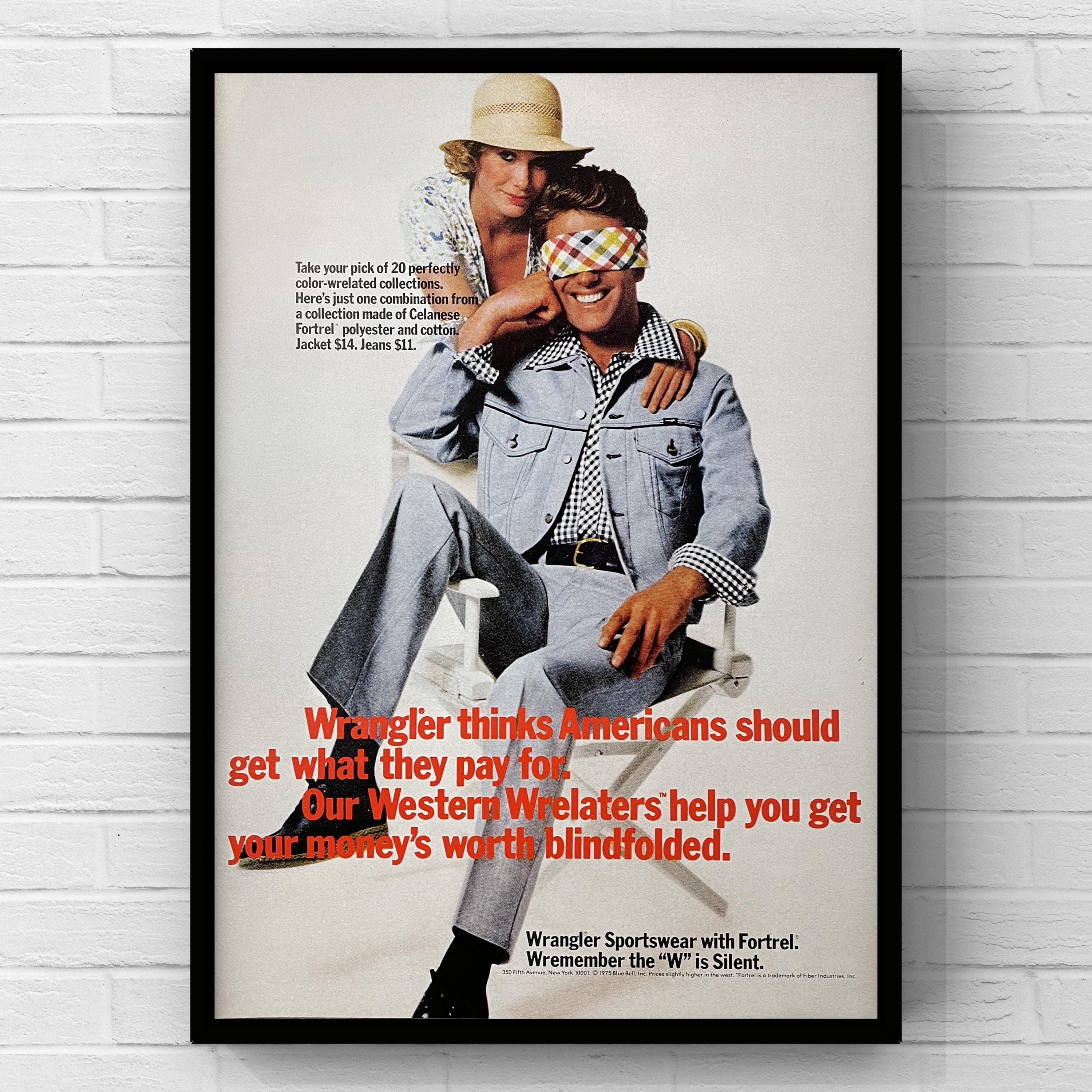 Wrangler jeans ad - Etsy 日本