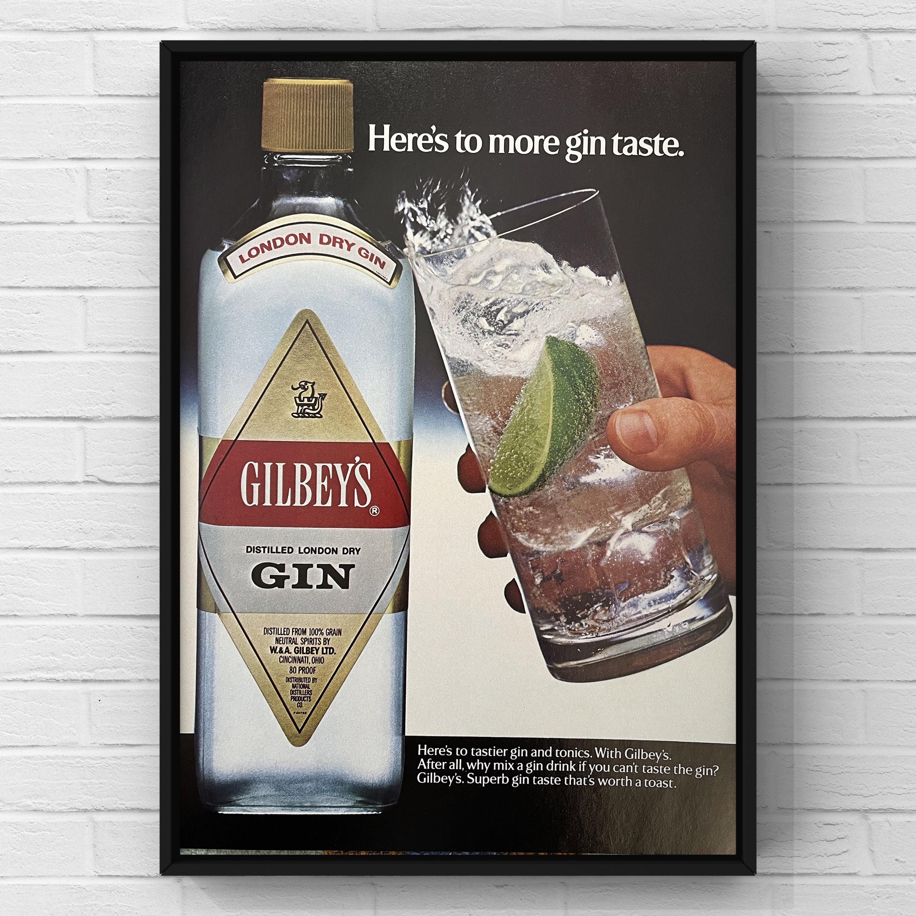 美術品・アンティーク・コレクション Gilbey's Gin Smirnoff