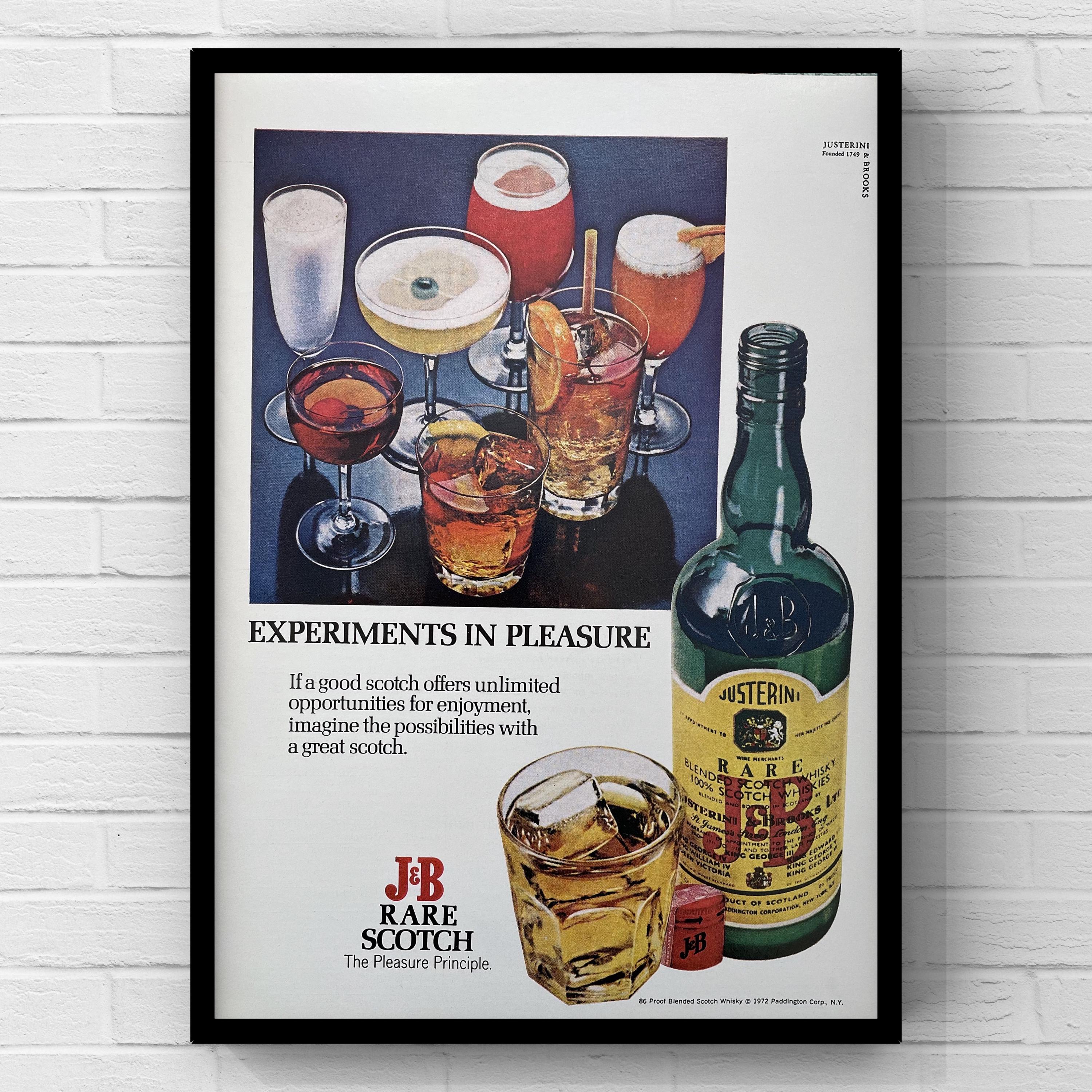 J&B Rare Scotch Whisky パブミラー アンティーク J B Whiskey - Etsy Canada
