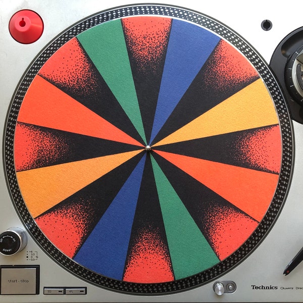 Alfombrilla para tocadiscos: Rueda decorativa