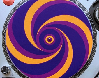 Turntable Slipmat: Pinwheel Swirl