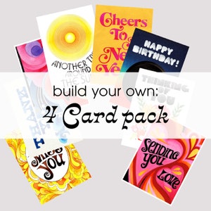 Greeting Card 4-Pack: Build Your Own set