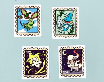 Colección de pegatinas y sellos de Pokémon Vol. 1