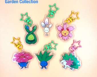 PKMN Keychains Garden Collection