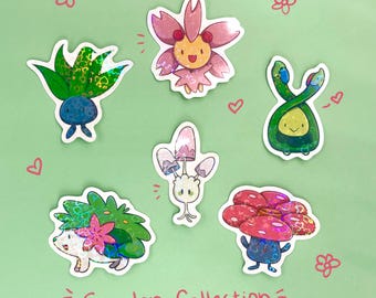 Colección de pegatinas de jardín de Pokémon
