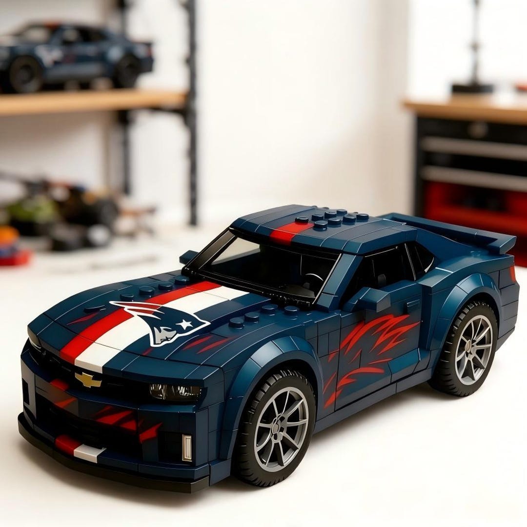 Unisex 3D Car Building Blocks Assembly Kit - Retro Edition - Etsy