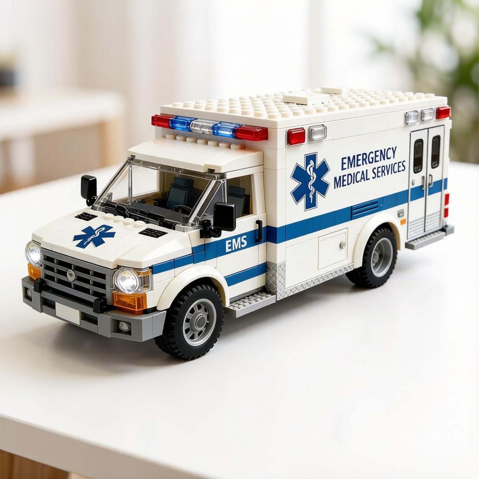 EMS Ambulance Building Block Model – Realistic Emergency Medical ...