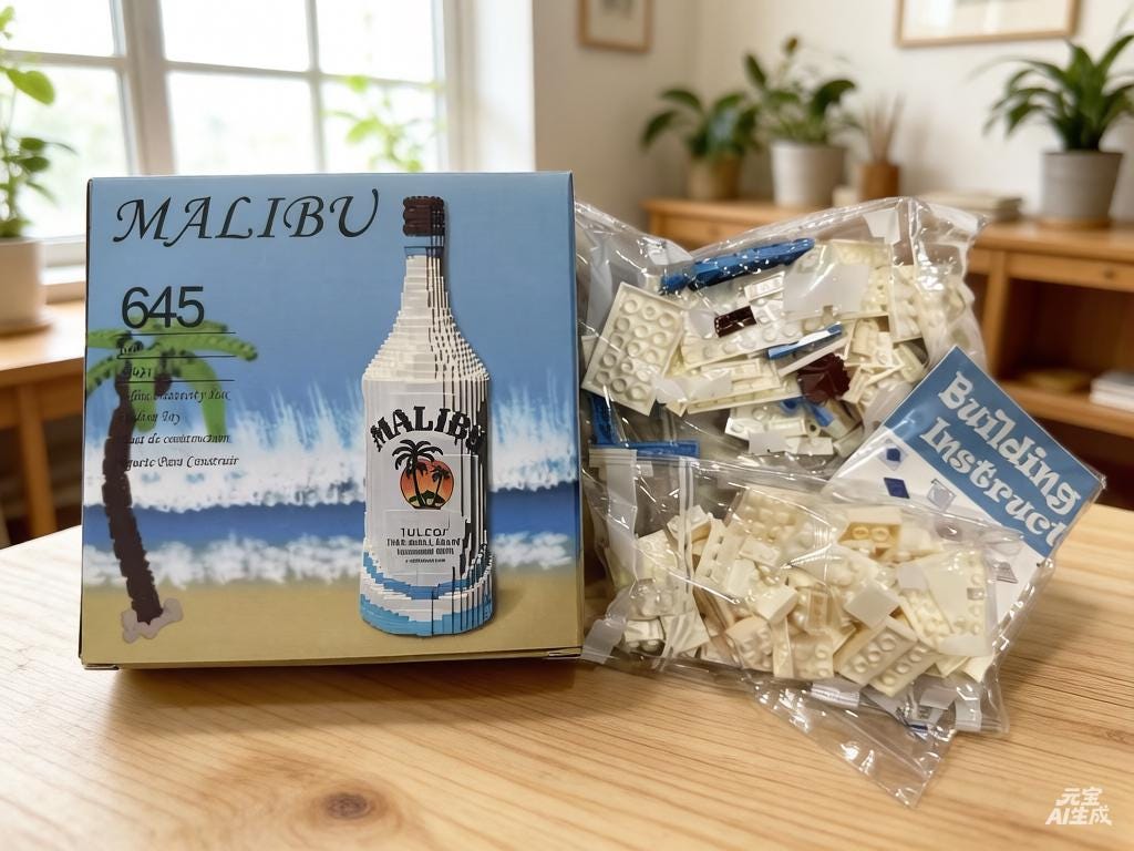 Whiskey Bottle Building Block Set – Creative Display Model, Ages 4+ - Etsy