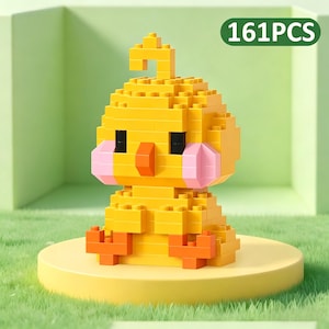 Adorable Mini Block Animal Collection - Perfect Small DIY Birthday Gift for Her or Kids, Stocking Filler, Cute Desk Accessory for Pet Lovers