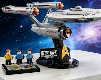 Collector's edition spaceship building block model, a perfect gift for Star Trek fans