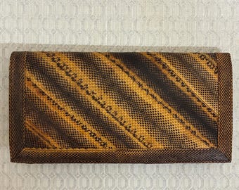 VINTAGE Natural Genuine Snakeskin Python Clutch Bag | From the HARNYYco VINTAGE Collection