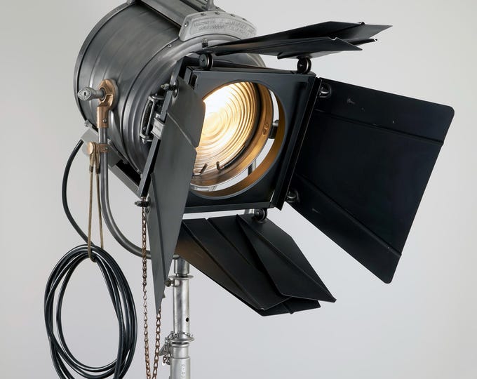 Featured listing image: Bardwell and McAlister 1960's 2K Hollywood Movie light