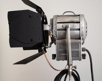 1970’s Mole-Richardson Baby Junior 2K Fresnel type 4131 - Repurposed Vintage Hollywood Movie Light