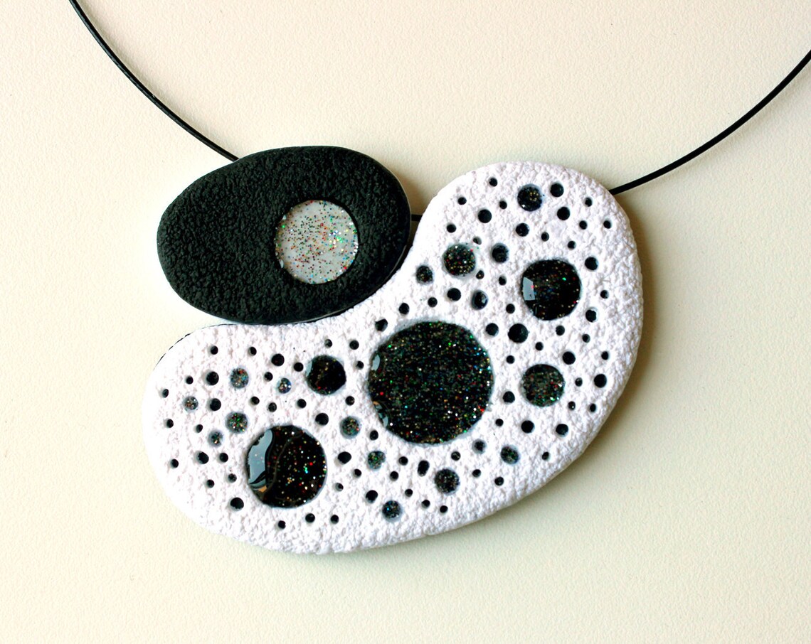 Trekkie Holes Polymer Clay Pendant Step by Step Tutorial. Etsy