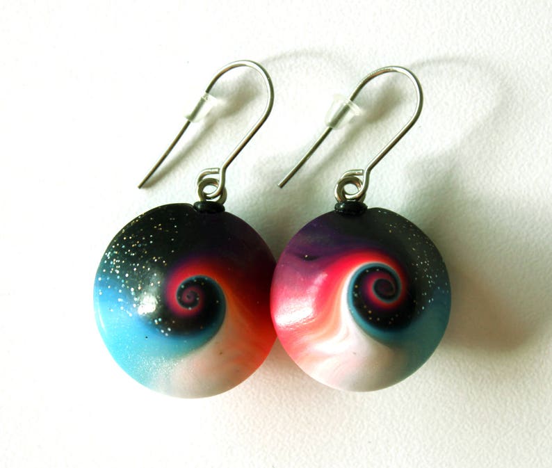 Ohrringe aus Fimo PolymerSchmuck coole Ohrringe DIY Etsy