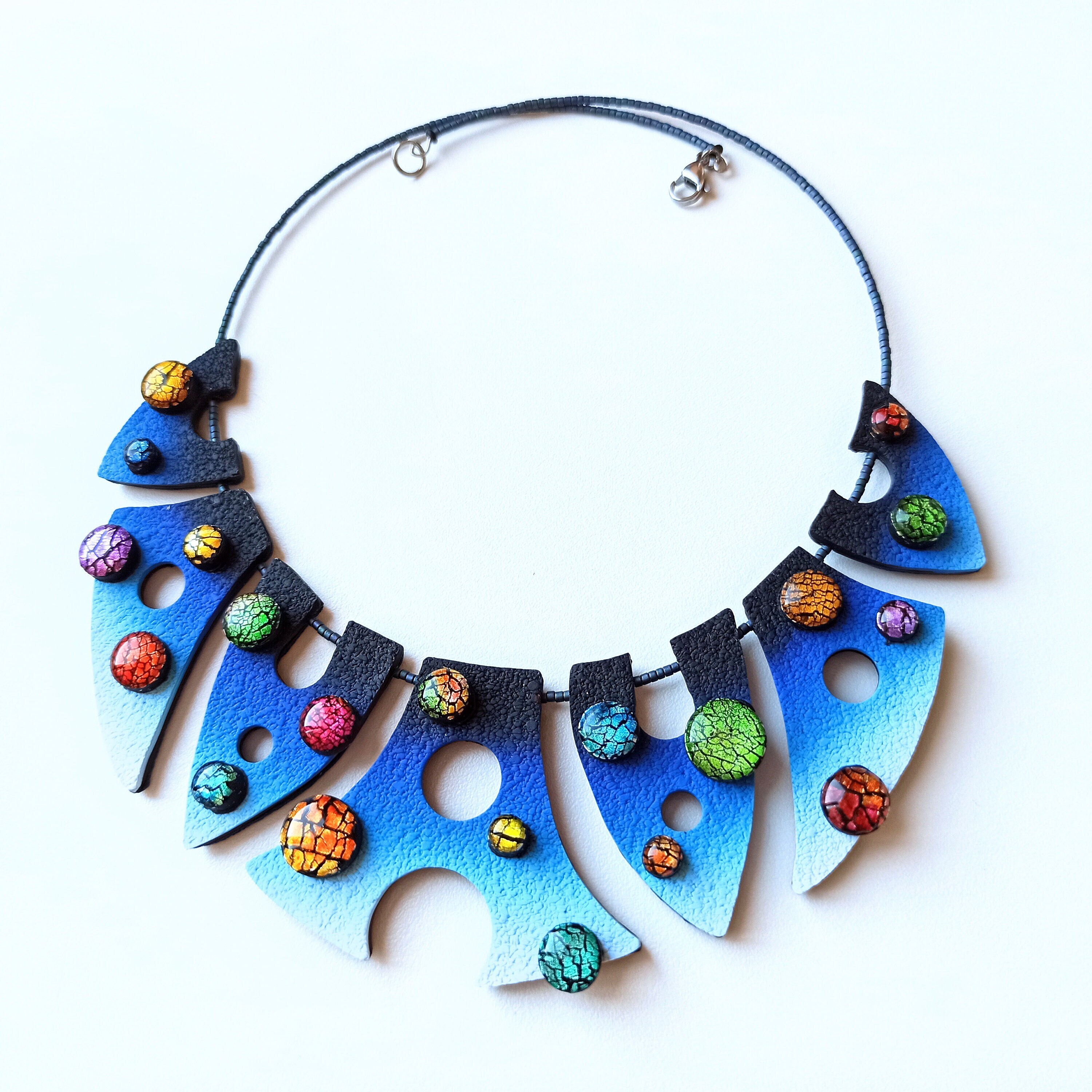 Polymer clay sale necklace designs