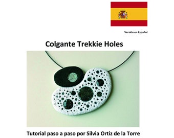 Trekkie Holes, Polymer Clay tutorial, Spanish