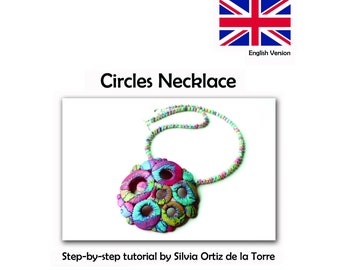 Tutoriel Pendentif Cercles, version anglaise, pâte polymère