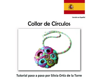 Polymer Clay Tutorial Circles Necklace SPANISH