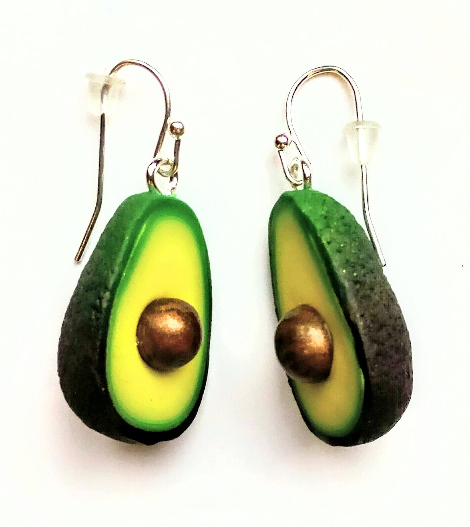 Avocado Polymer clay Earrings