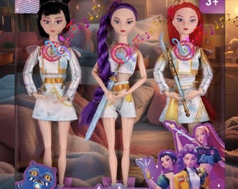 K-pop  dolls set full set With Music! Zoey, Mira and Rumí
