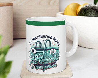 Ocean Van Camper Graphic Mug | Retro Surf Caravan Travel Camper Mug