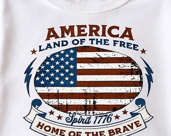Distressed American Flag PNG Sublimation Digital 4th of July Design