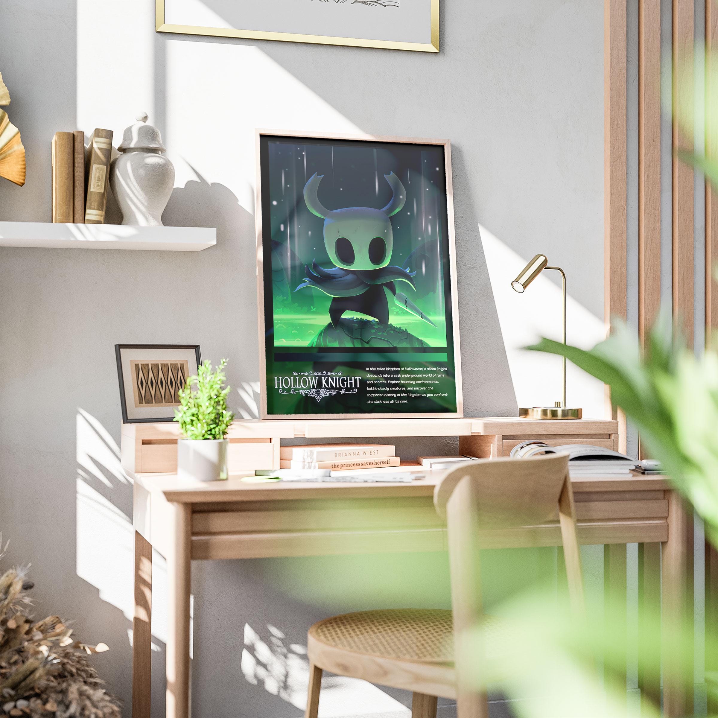 Hollow Knight Poster | Dark Indie Fantasy Video Game Wall Art | Gaming ...