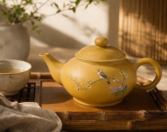Clay Teapot, 200ml Teapot, Handmade Teapot, Yixing Style Teapot, Small Ceramic Teapot, Gongfu Tea Pot, Slow Living Gift, Tea Ritual