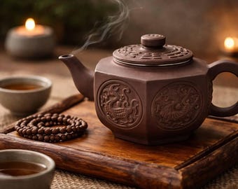Ceramic Dragon Teapot, Cozy Tea Ritual Gift, Handmade Tea Pot, Unique Housewarming Gift, Slow Living Kitchen Decor, Tea Lover Gift Ide