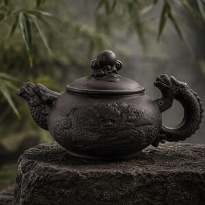 Handmade Japanese Style Ceramic Teapot – 400 ml Stoneware Pot, Retro Coarse Pottery Tea Maker, Kung Fu Tea Ceremony Gift, Rustic Teaware