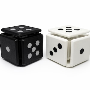 Dice Clicker Fidget Cube – 6 Mechanical MX Switch Buttons, Clicky Desk Toy, ASMR Stress Relief