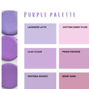 8 Farbrezepte für violette Polymerknete | Mischanleitung für Sculpey Soufflé & Premo | Digitaler Download für Schmuckhersteller | PDF-Farbformel