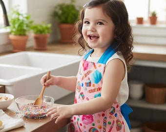 Sweet Treats Kids Apron – Size 3–5 Years