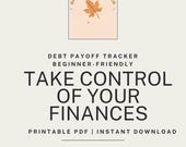 Debt Payoff Tracker Printable | Beginner Friendly Finance Planner (PDF Download)