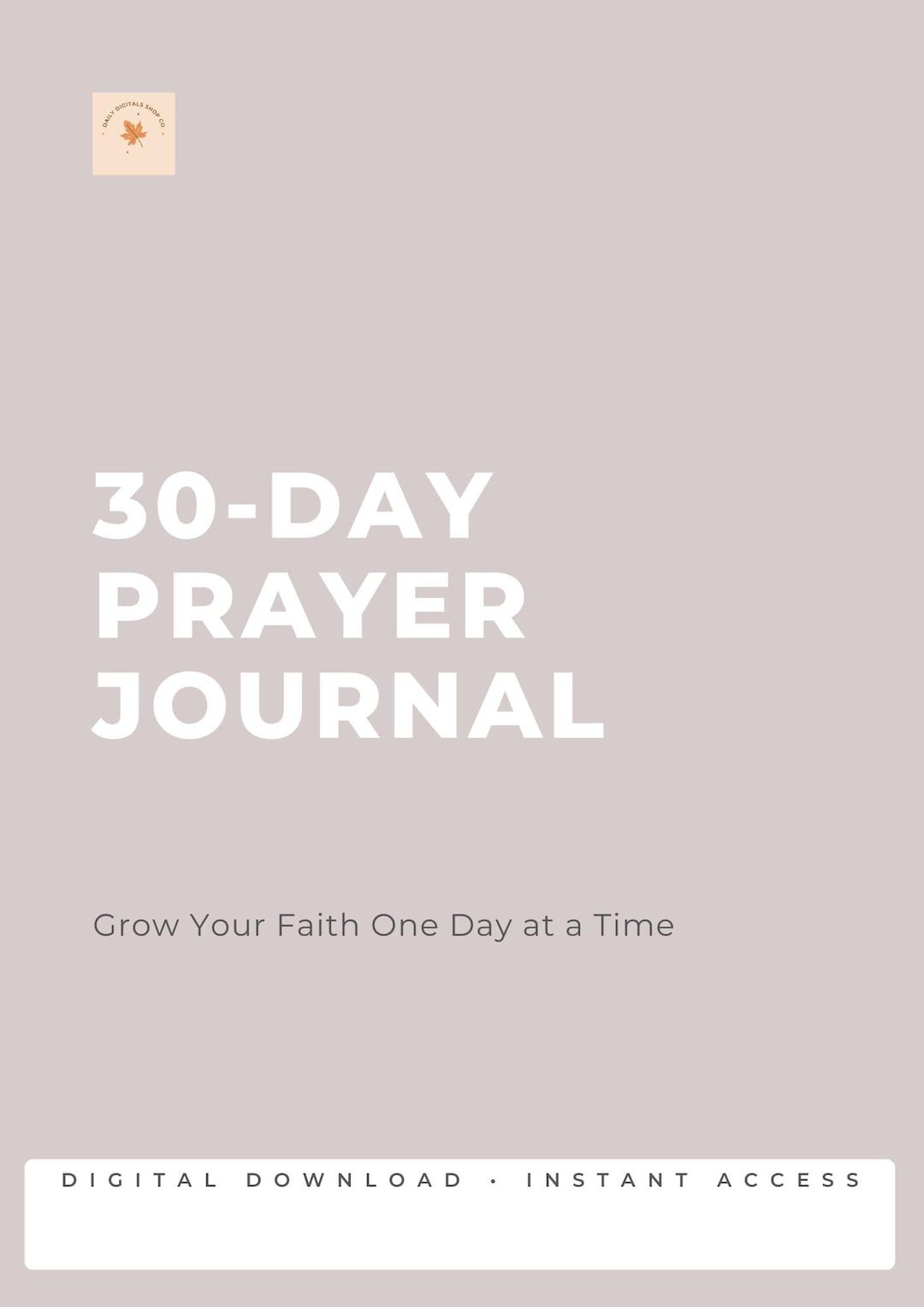 30 Day Prayer Journal for Women Printable PDF – Christian Devotional ...