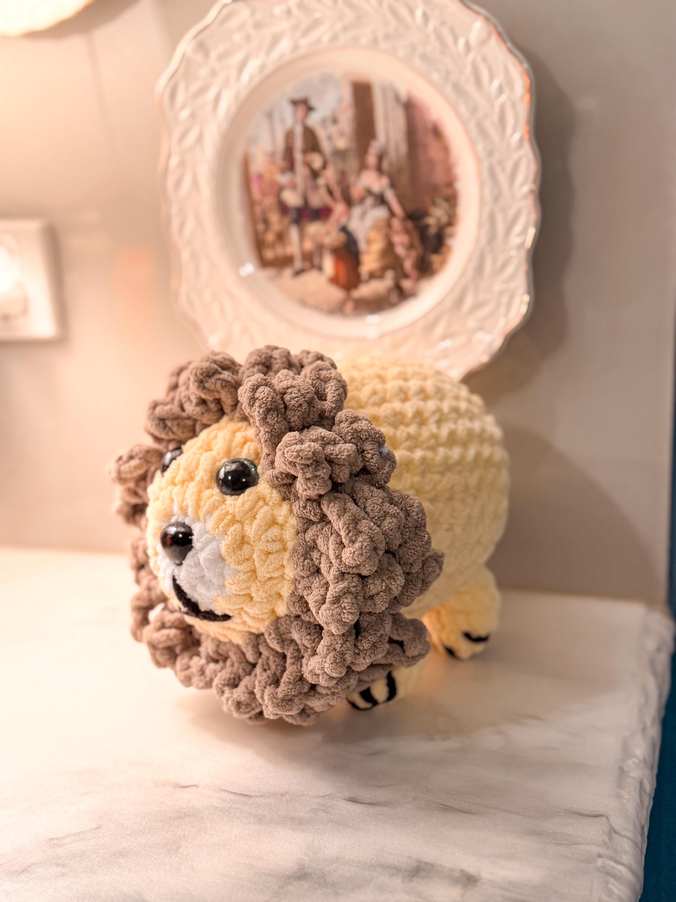 Lion Crochet Pattern PDF | Amigurumi Loaf Lion | Safari Plush Toy ...